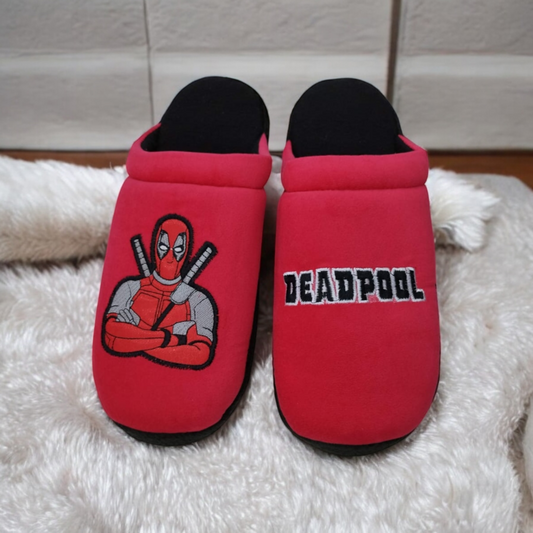Pantuflas Dead Pool termica basica MILONEZ
