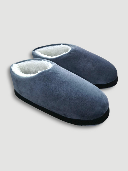 Pantuflas zapato Clasica gris MILONEZ
