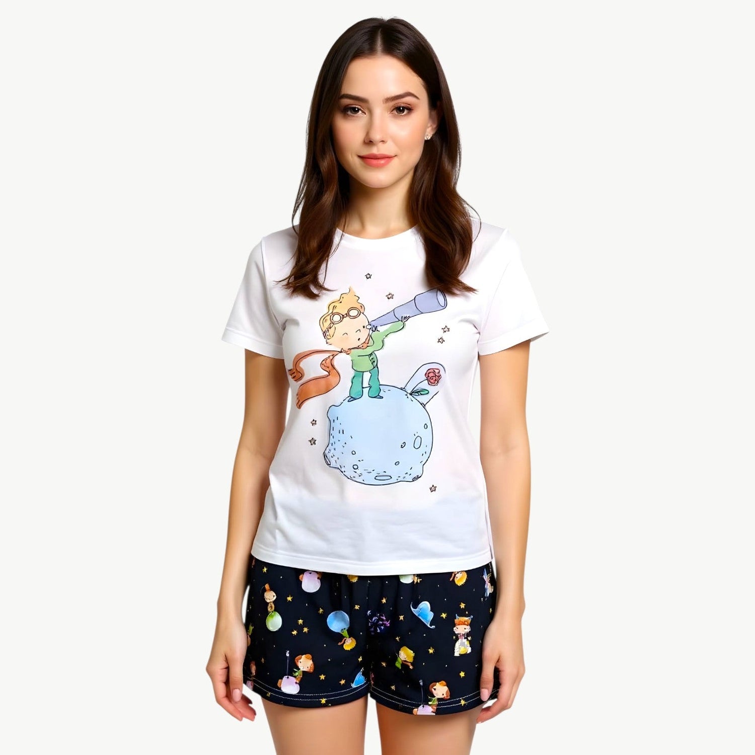 Pijama Mujer shorts principito MILONEZ