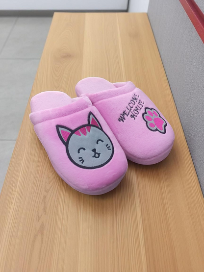 Pantuflas Gato Manito termica basica MILONEZ