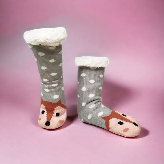 Medias Termicas Mujer Gris MILONEZ