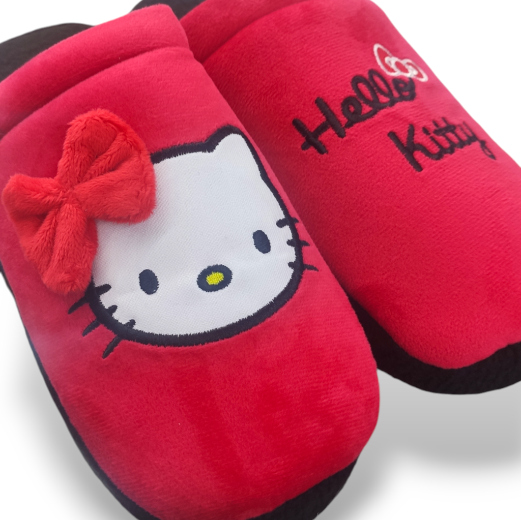 Pantuflas Hello Kitty Roja termica basica MILONEZ