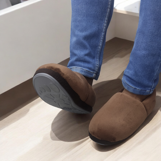 Pantuflas zapato Clasica cafes MILONEZ