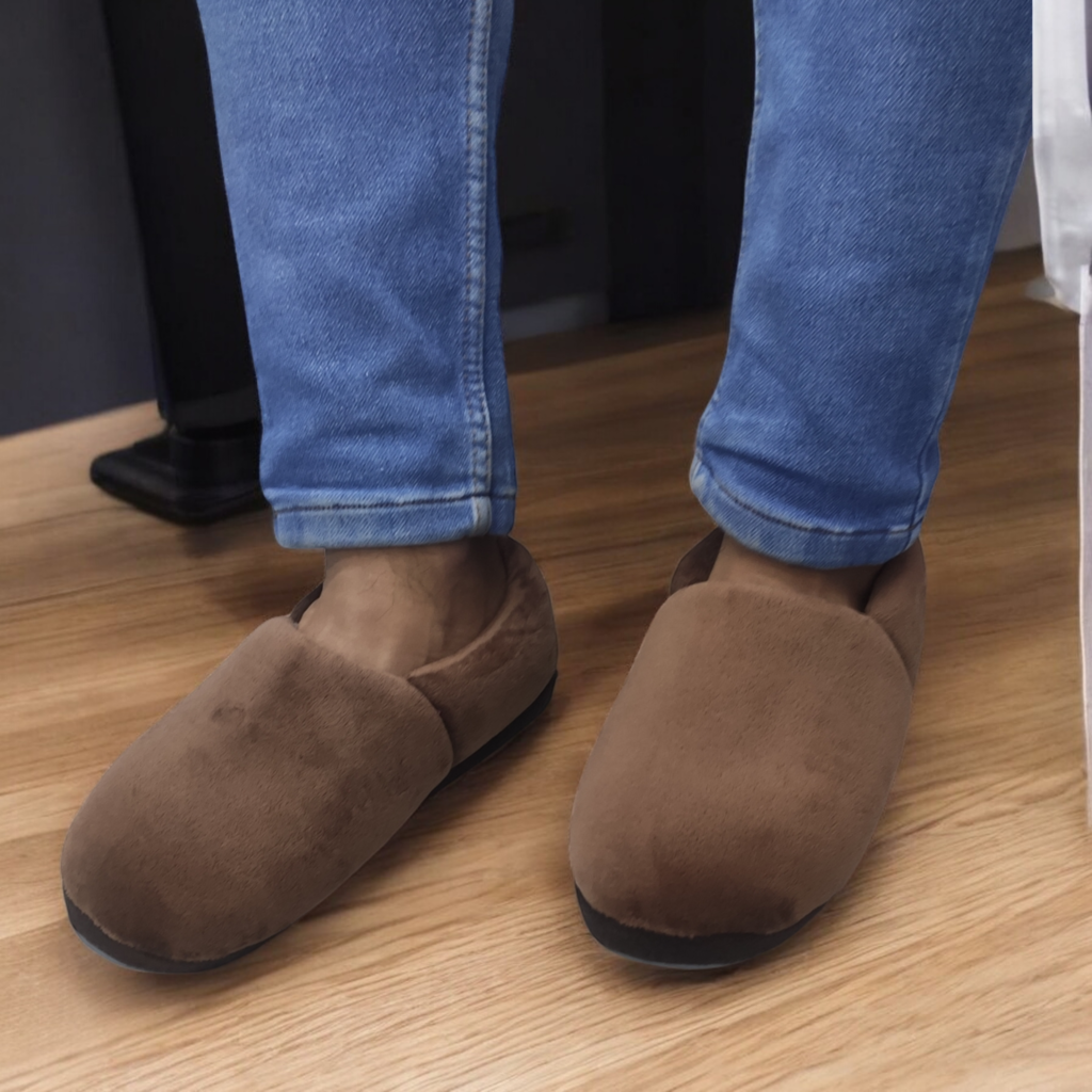 Pantuflas zapato Clasica cafes MILONEZ