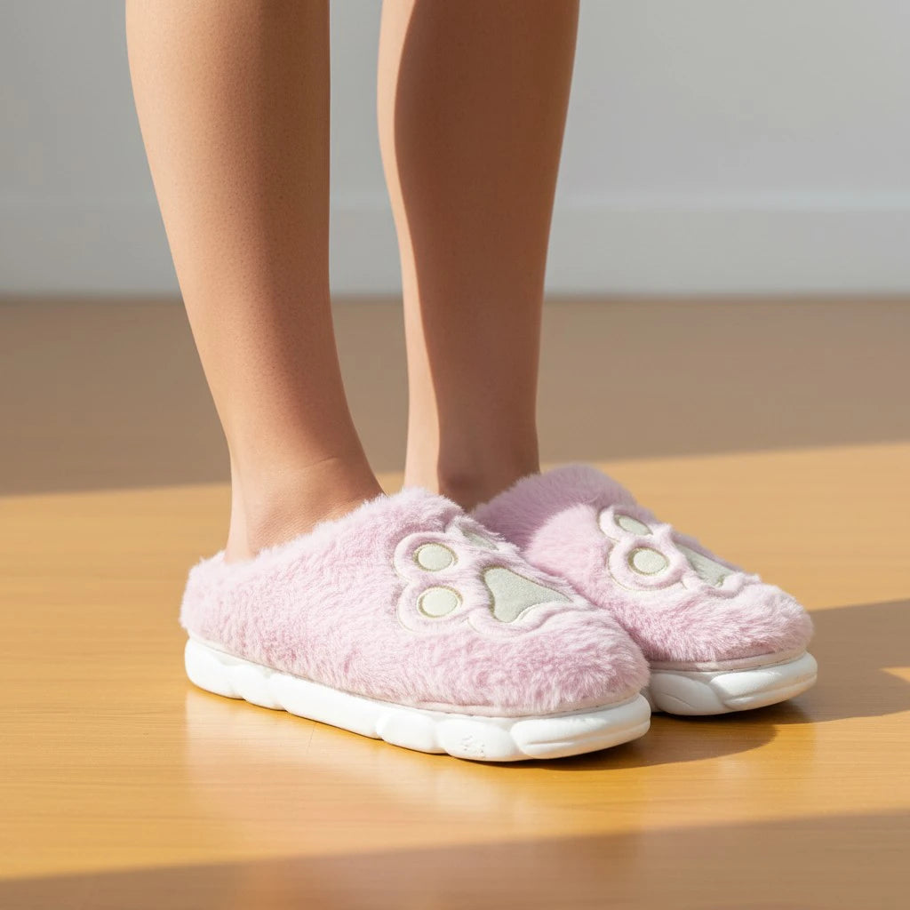Pantuflas térmicas Eva huellas