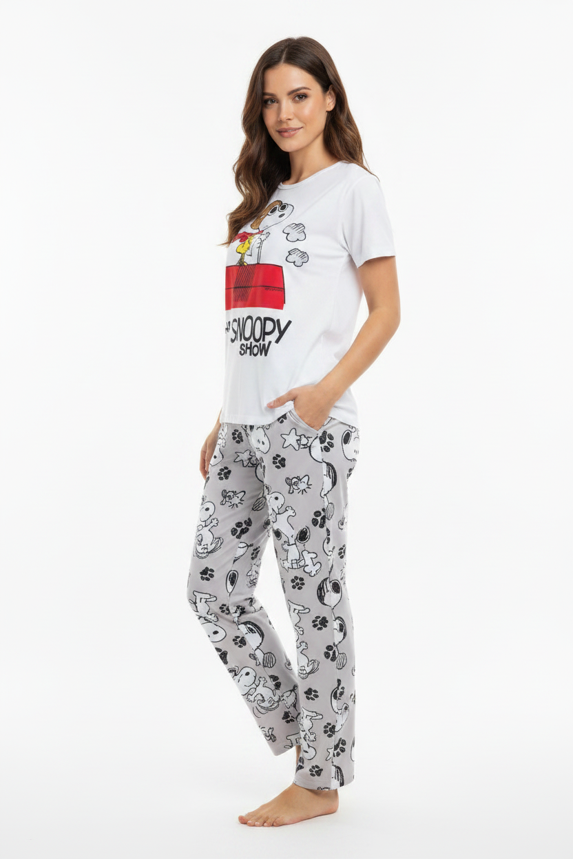 Pijama Mujer Snoopy show