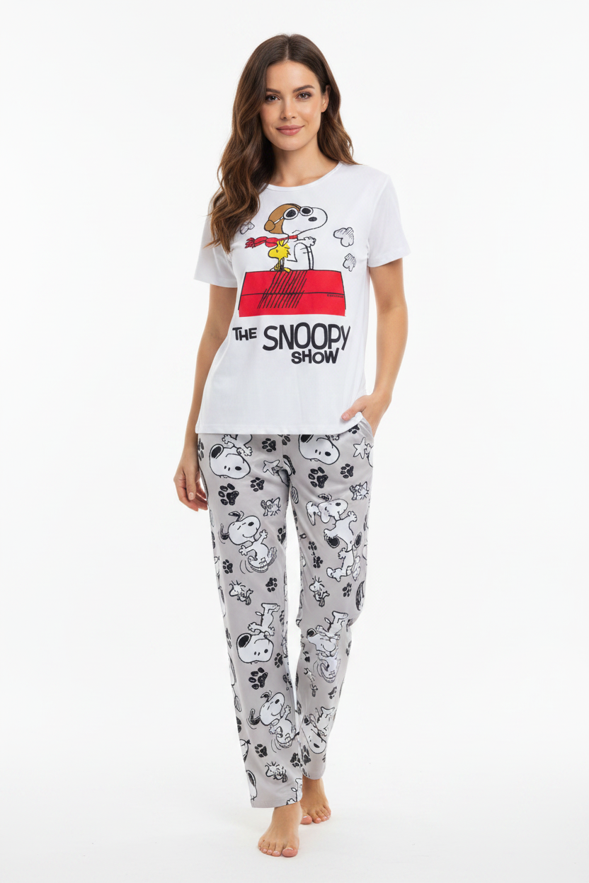 Pijama Mujer Snoopy show