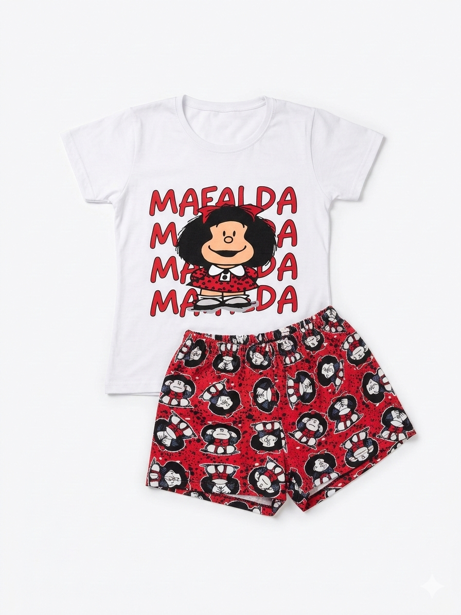 Pijama Mujer shorts Mafalda MILONEZ