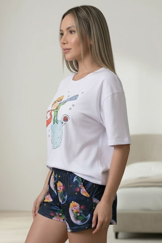 Pijama Mujer shorts Principito